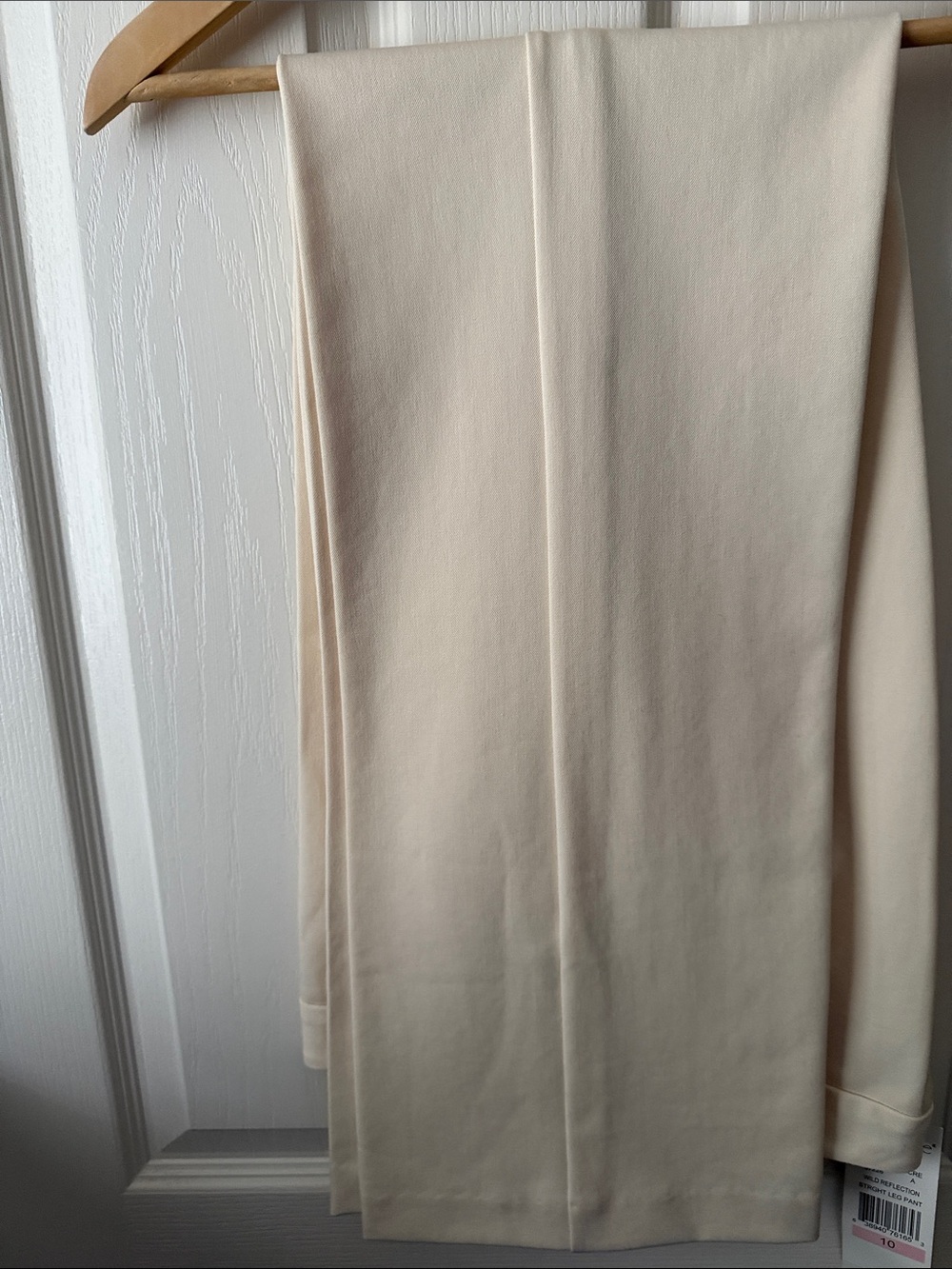 Karen Kane Ivory straight-Leg Trousers